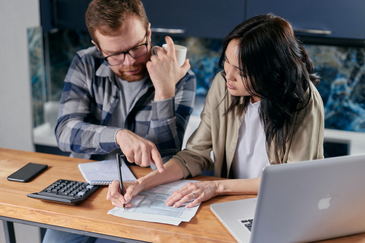 People paying bills with our bill paying services